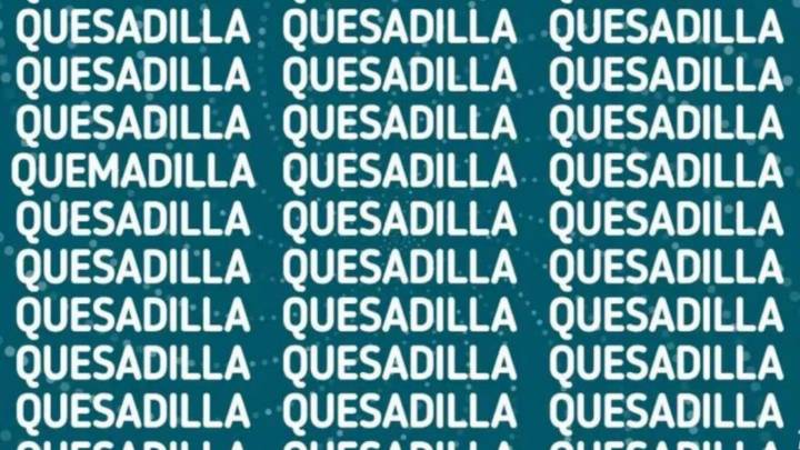 Acertijo visual: sola las personas con vista de halcón podrán encontrar la palabra ‘Quemadilla’