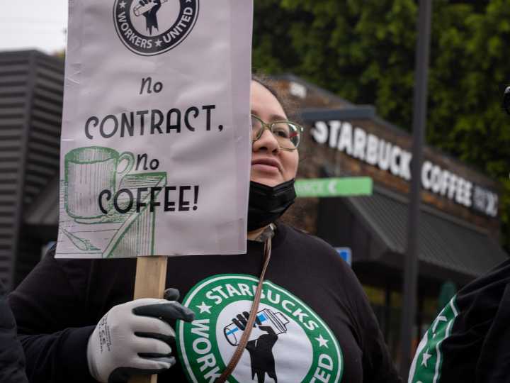 The threat of a new barista strike looms as shareholders urge Starbucks to return to the bargaining table