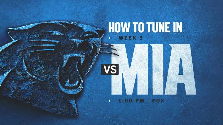 How to watch, listen and follow: Carolina vs. Miami in Week 5