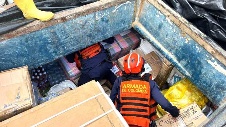 Armada frustra envío de droga en Buenaventura: incautan 868 kilos en la motonave ‘Don Claudio III’