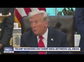 Trump working on a tariff deal between US and India