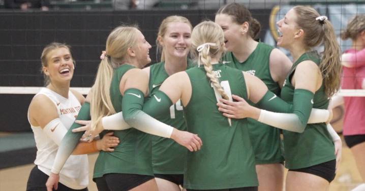 Montana Tech volleyball rallies from 0-2 deficit, topples No. 24 Dakota State