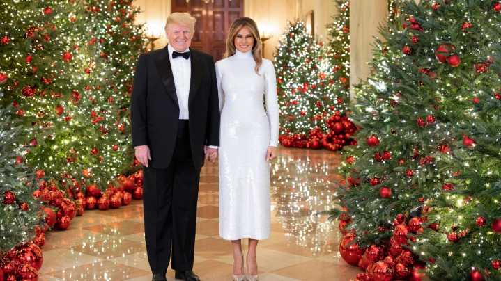 Melania Trump's White House Christmas Decor Preview Has Donald's Gaudy Taste All Over It