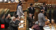 'Vote chori' slogans resonate in J&K House