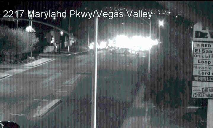Fire closes central Las Vegas valley road
