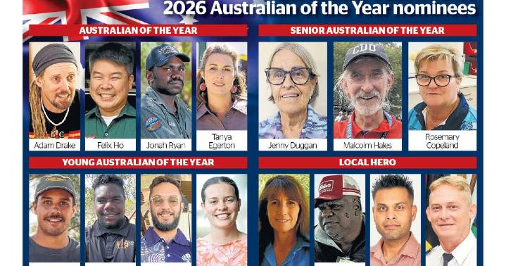 Meet the inspiring NT nominees for the 2026 Australian of the Year Awards