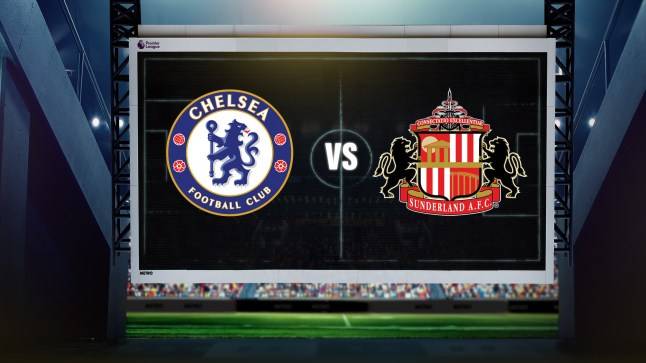 Chelsea vs Sunderland LIVE: Premier League latest score and confirmed lineups