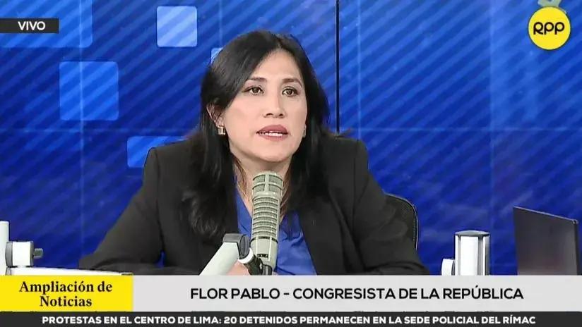 Flor Pablo tras manifestaciones en el Centro de Lima: "No podemos criminalizar la protesta"