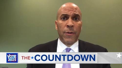 Senator Cory Booker weighs in on government shutdown, race for NJ governor between Mikie Sherrill and Jack Ciattarelli
