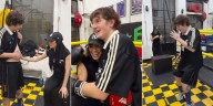 Boxeo, insultos y cachetadas: Dillom mostró cómo entrenó junto a Lali para su show en Vélez