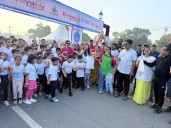 NDMC VC Kuljeet Chahal flags off kids’ marathon on Kartavya Path