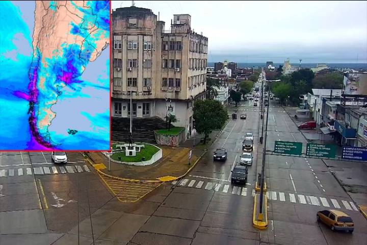 Pronostican fin de semana con lluvias, descenso de temperatura y variabilidad climática en Entre Ríos