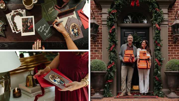 Chris Loves Julia shares the secret to sending chic holiday cards