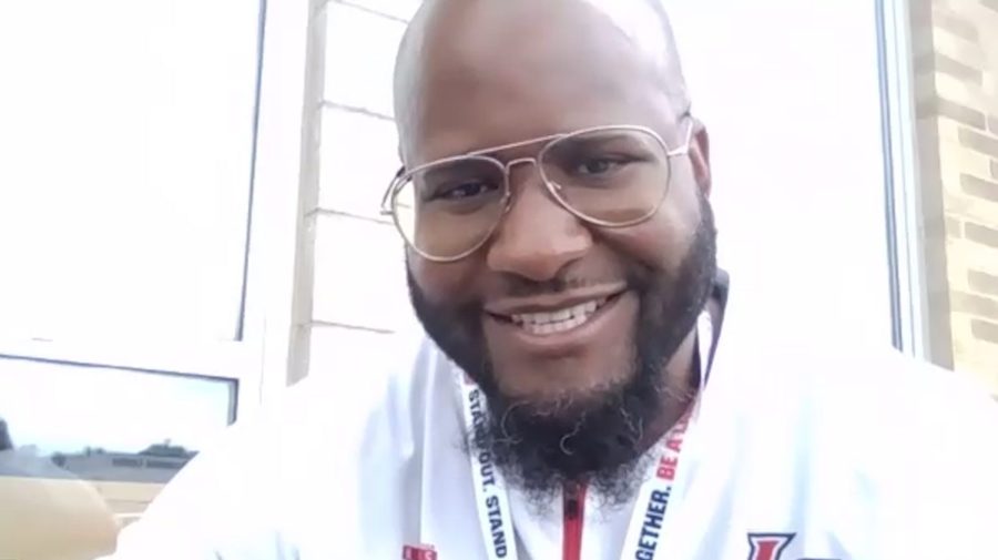 Vol for Life Ben Martin coaching football at his old high school