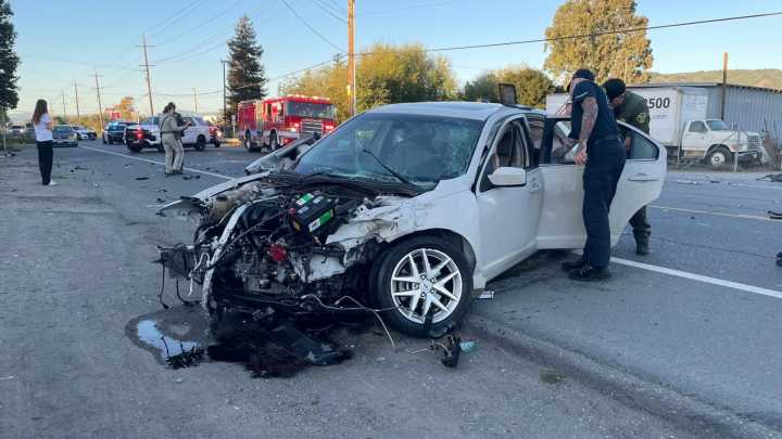 Driver struck by Sonoma County deputy in pursuit, suffers major injuries