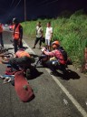 Derrape en el paseo Simón Bolívar dejó un motorizado herido