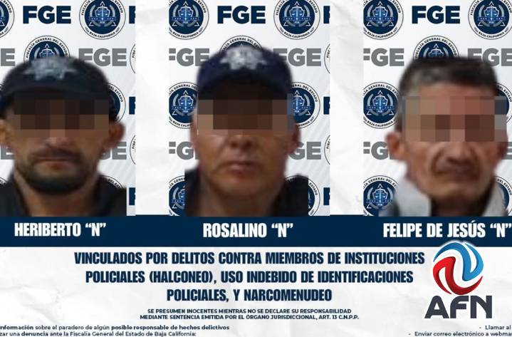 Vinculan a proceso a tres por "halconeo", dos se disfrazaban de policías