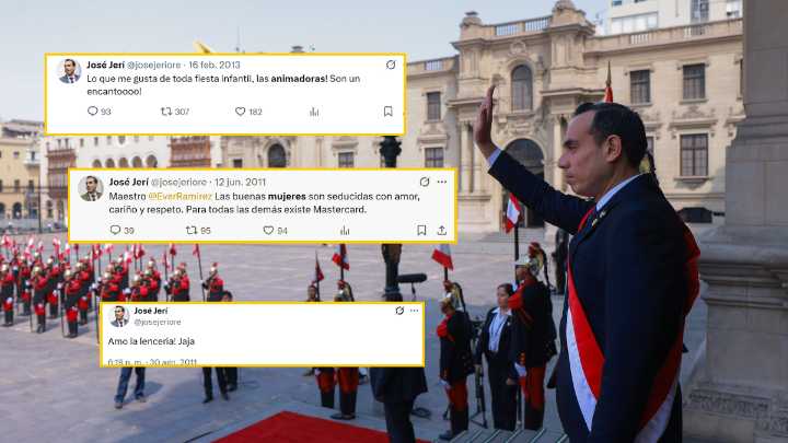 "Amo la lencería": Los polémicos tuits del nuevo presidente de Perú, José Jerí