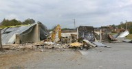 Tracy City Fairground Barn complete loss after fire