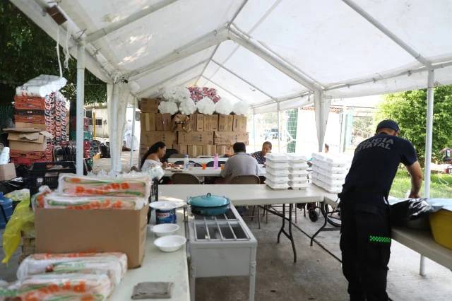 Plan Tajín de la SSP distribuye más de 2 mil raciones de comida y refuerza apoyo en zona norte