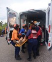 Dos heridos por derrape en La Viuda