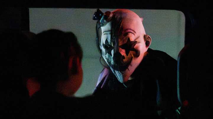Scary clowns take over El Paso Tommy’s Express Car Wash