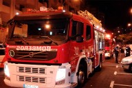 Incendio en un edificio en Santa Cruz