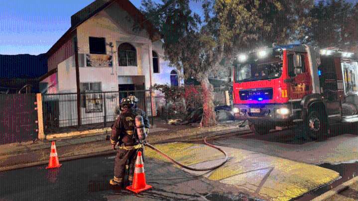 Adulta mayor de 91 años muere tras incendio en su casa de Peñalolén