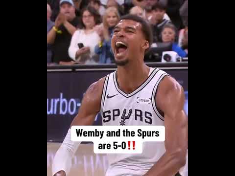 Wemby & the Spurs looking scary 😳