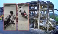 Kurnool Bus Fire: Drunk Biker Blamed for Deadly Blaze That Killed 20
