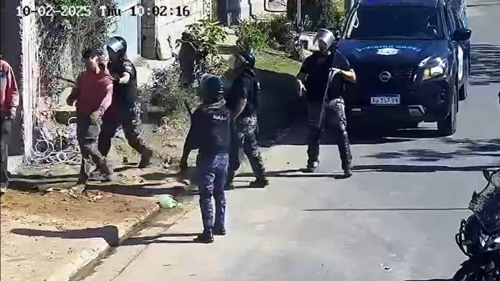 Grave denuncia por brutalidad policial en la zona norte
