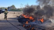 Controlan incendio en baldío de la colonia Águilas de Zaragoza