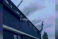 Temporal el edificio de Bomberos de Villa Elisa