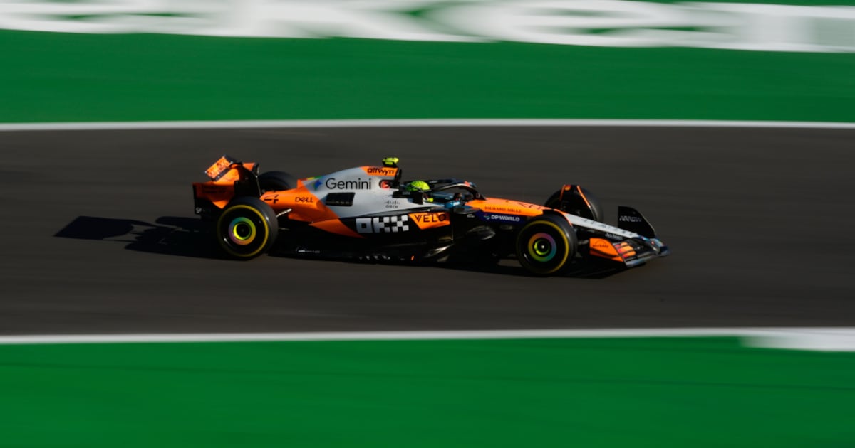 Lando Norris es el piloto más rápido de la Práctica 3 del Gran Premio de México de F1