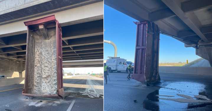 LIVE: Truck lodged under bridge shuts down SR-201 lanes in Salt Lake City
