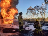 Bodega donde almacenaban combustible ardió en Tequila, Jalisco