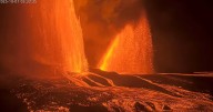 Volcano Blasts Lava as High as a Skyscraper During 6