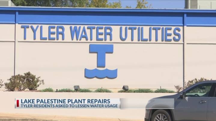 Tyler residents asked to conserve water during plant repairs