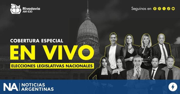 Radio Rivadavia realizará una cobertura especial por las elecciones legislativas del domingo 26 de octubre