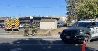 Vehicle crash causes gas line rupture in Moran Prairie