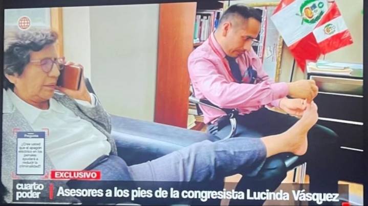 Polémica en el Congreso peruano por legisladora que mandó cortar sus uñas