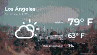 Pronóstico del tiempo en Los Ángeles para este jueves 9 de octubre