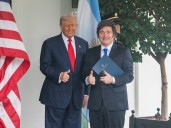 Donald Trump y los resultados de los comicios en Argentina: "Estados Unidos ha ganado mucho dinero con la elección"