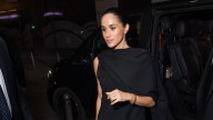 Meghan Markle Wore a Second Custom Balenciaga Look for Her Surprise PFW Trip