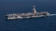 El mayor portaaviones de EEUU lanzó cazas de combate en el Mediterráneo