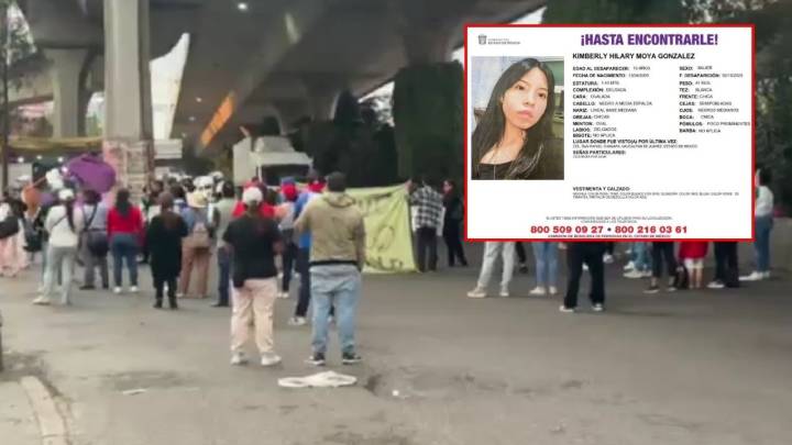 Bloquean Periférico Norte por desaparición de Kimberly Moya, alumna de CCH Naucalpan