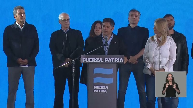 Kicillof: Gobierno de EE.UU. no vino a Argentina por beneficencia, sino para llevarse un lucro