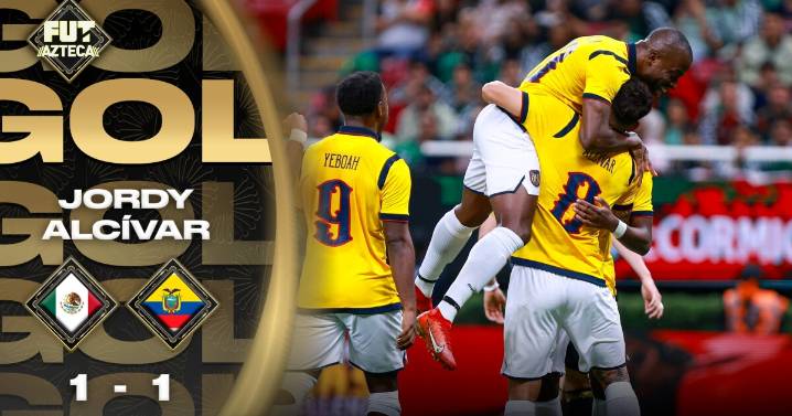 ¡Gol de Jordy Alcívar! Ecuador empata el partido ante México en el Akron