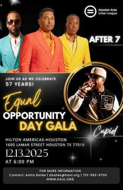 Houston Area Urban League Equal Opportunity Day Gala December 13