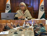 DC Bandipora Reviews Functioning of Education Department
